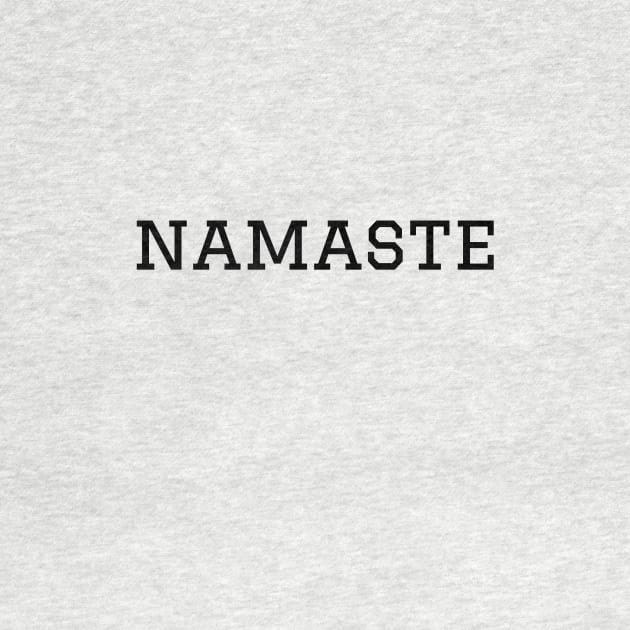 Namaste unisex t-shirt by SunArt-shop